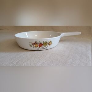 Set Of 4 Vintage Corningware Le Persil White 6.5 Inch Skillet
